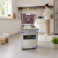 Machine de mise sous vide semi-automatique électrique haute puissance 400TD certifiée CE pour la conservation du bœuf frais, des légumes et des fruits de mer