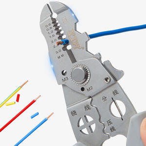 Alicate Elétrico Multifuncional YTH-K1 para Cortar, Crimpar, Desencapar e Enrolar Fios para Trabalho Elétrico e Uso Doméstico - Product Image 3