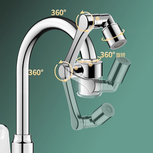 Aeratore a bolle SANIPRO per <span class=keywords><strong>rubinetto</strong></span> bagno e cucina, purificatore d'acqua con braccio estensibile girevole a <span class=keywords><strong>1080</strong></span> <span class=keywords><strong>gradi</strong></span> e funzione filtro - Product Image 4