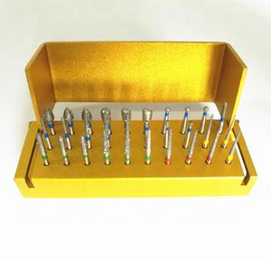 Porta Frese Diamantate a 30 Fori Aifan, Vendita Diretta dalla Fabbrica, Scatola di Disinfezione Apribile, Custodia Organizzatore in Alluminio per Laboratorio Dentistico - Product Image 2