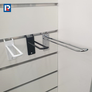 <span class=keywords><strong>Ganci</strong></span> Espositori Singoli in Metallo Cromato Durevole <span class=keywords><strong>per</strong></span> Pannelli Slatwall da Supermercato, Accessori <span class=keywords><strong>per</strong></span> Scaffalature Negozi al Dettaglio - Product Image 2