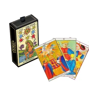 좋은 품질 cartas del tarot en espanol cartas baraja de tarot with guidebook