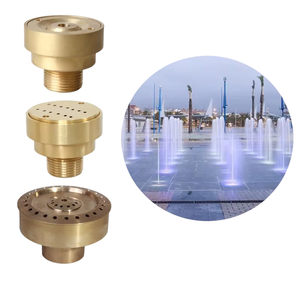 Buses de fontaine d'eau extérieures en cuivre ChenMei pour piscine et spa, jet direct au sol, style Art Déco - Product Image 1
