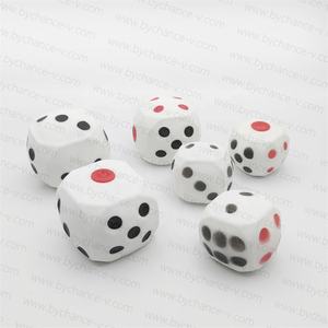Juguete popular, bola antiestrés, juego de dados blandos de gran tamaño, juguete Jumbo, dados suaves para apretar, mordazas de fiesta, juguete, pequeño regalo para obsequios de <span class=keywords><strong>casino</strong></span> - Product Image 5