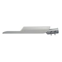 Lampadaire solaire LED en aluminium moulé sous pression, durable, de 80W à 150W, indice de protection IP66, garantie 5 ans, pour aménagement paysager et jardin