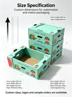 Boîtes de rangement pour fruits secs à prix d'usine avec finition mate et gaufrage, emballage en carton ondulé pour l'exportation