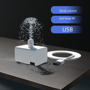 Pompa d'Acqua USB per Acquario e Laghetto, Mini Pompa di Circolazione, Estrattore d'Acqua, Piccola Pompa Sommergibile Ultra-Silenziosa per Cascate e Fontane - Product Image 1