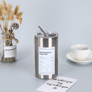 Tasse à café de voyage mignon Portable bureau maison tasse isolée en acier inoxydable personnalisé coloré vide café gobelet tasse - Product Image 5