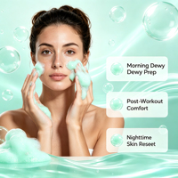 Soins de la peau à la Centella Asiatica de Corée avec acide hyaluronique, texture micro-mousse dense, soutien de la barrière cutanée, apaisant, hydratant, non collant