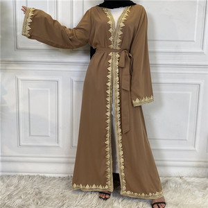Abaya en Spandex Respirant de Luxe Uni pour Femmes Musulmanes, Robe Islamique Sehefashion, Stock Disponible - Product Image 4