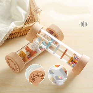 Offre Spéciale : Instrument de Percussion Orff – Cloche à Sable en Bois Effet Pluie, Tube Sonore pour Enfants, Accessoires Musicaux - Product Image 4