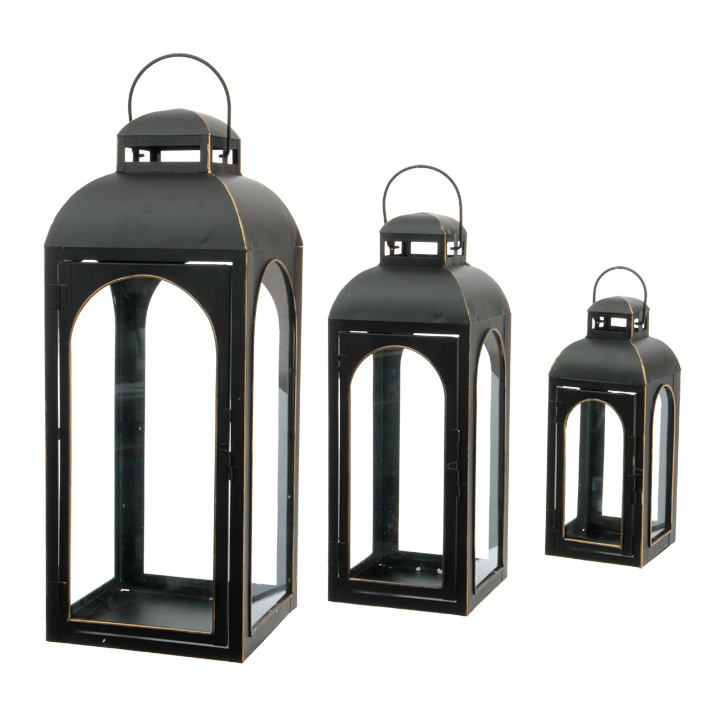 Metal Cutout Metal Lantern for Home