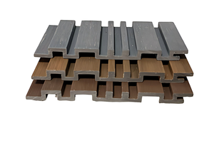 Paneles Ranurados de Coextrusión WPC Modernos - Resistentes al Agua, Fuego, Sonido, Antiestáticos, a la Humedad, al Moho y al Humo AOLO para Exteriores - Product Image 2