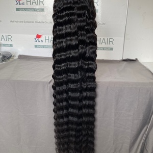 Cabello Brasileño de 32-40 Pulgadas de Largo, Ondulado Profundo, para Peluca, 150% de Densidad, Sin Enredos, Personalizable - Product Image 3