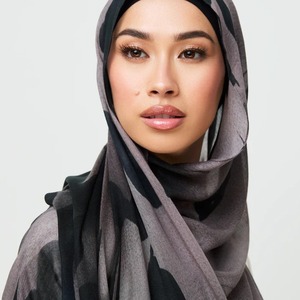 وشاح زيفنج عالي الجودة من الساتان العربي والبوليستر والمودال، حجاب تركي وشرق أوسطي - Product Image 2