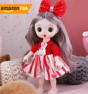 2023 Alibaba Stock Wholesale 16cm Bjd Doll Dress Clothes for Girls