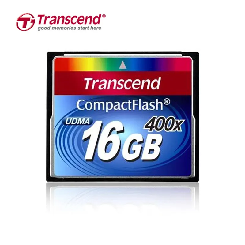 Transcend 400X 16GB CF Memory Card Real Capacity Professional CF Cards Compact Flash For DSLR Camera HD 3D Video