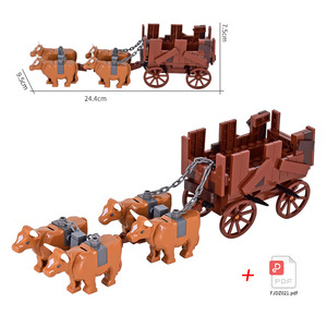 Moc <span class=keywords><strong>Mini</strong></span> Xây Dựng Khối Giáo Dục Đồ Chơi Cổ Voi Thời Trung Cổ Xe Cỗ Xe Người Lính Con Số Nhựa Con Số Cho Đóng Hộp - Product Image 3