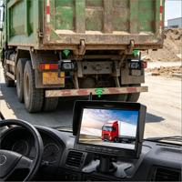 Cámara Inalámbrica de 7 Pulgadas con Grabador, Venta al Por Mayor de Fábrica, Transmisión Digital 2.4G Anti-Interferencia, Visión Nocturna IR para Camiones y Grúas