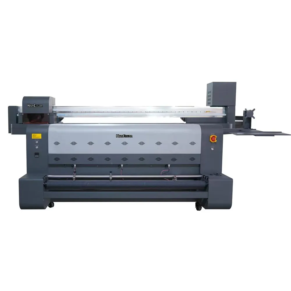 Macchina da stampa diretta per bandiera digitale di grande formato da 1.3m 1.6m 2.2m 3.2m stampante a sublimazione tessuto diretto con forno