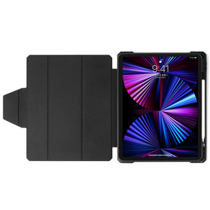 Étui antichoc <span class=keywords><strong>vert</strong></span> transparent pour <span class=keywords><strong>iPad</strong></span> 7 8 9 10,2 pouces en PC et TPU avec airbag, support pliable à quatre coins, porte-crayon et fonction veille/réveil automatique - Product Image 6