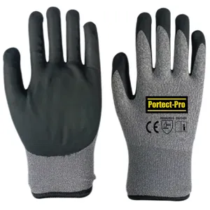 Cheap Cotton Gloves Palm Rubber Latex Smooth Coated Work Gloves