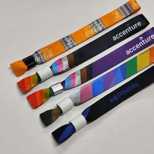 ZP-elegante Eco Friendly cetim fita pulseira com sublimação impressão design elástico macio confortável para evento promocional - Product Image 1