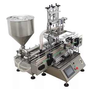 10ml-5000ml doble dos cabezas botellas automáticas de mesa/latas/máquina de llenado de contenedores para líquido, miel, salsa de tomate - Product Image 2