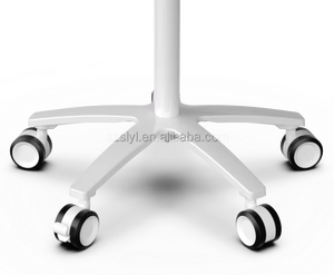 医療機器スタンド高さ調整可能モニターカート注入スタンド病院トロリーECGカート - Product Image 6
