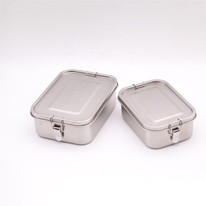 Orealmi 1400ml Large Stainless Steel Food <strong>Container</strong> with Silicone Seal and Lock Clips for Lunch Dinner <strong>Breakfast</strong> - Product Image 5