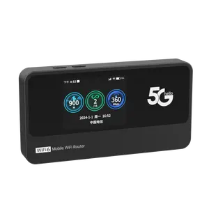 Roteador de bolso 5G WiFi portátil com bateria e tela 2.4GHz 5.8GHz mini hotspot wifi para uso doméstico CPE Plery M353 ao ar livre
