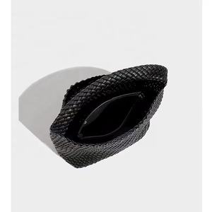 Damenmode Geflochtene gewebte Hobo-Tasche mit kleiner Tasche Geldbörse Ladies Long Handle Umhängetasche 2-teiliges Mumien taschen set - Product Image 6