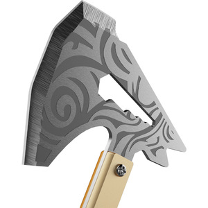 Hache multifonctionnelle Tomahawk avec lame de 123 mm, pour la survie en plein air, la coupe de bois, la protection contre les incendies - Product Image 1