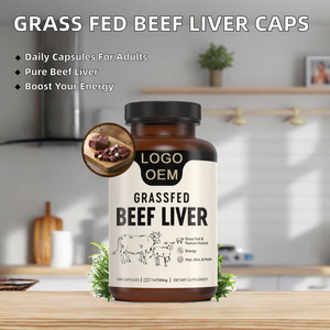 Capsules de foie de bœuf séché nourri à l'herbe, personnalisées OEM/ODM, certifiées GMP, suppléments naturels en fer et vitamine B12 pour l'énergie, Ouuso 120 - Product Image 3
