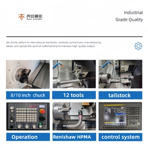 Taiwan 550 High-Precision Digital <strong>CNC</strong> <strong>Lathe</strong> Heavy-Duty Turning Center With Single Spindle FANUC Syntec Siemens - Product Image 3