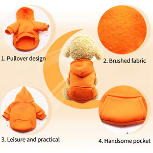 Kant En Klaar Voorraad Luxe Huisdierenkleding Hoodie Hondenkleding Voor Herfst En Winter Door Vertrouwde Fabrikant - Product Image 4