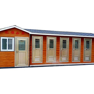 Prefab Portable Folding Container Aço móvel Toalete Banheiro Chuveiro Uso público ao ar livre Eco-Friendly Design moderno - Product Image 5