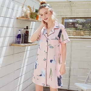 Vente en gros de pyjamas mignons pour filles, réduction personnalisée, vêtements de nuit décontractés - Product Image 1