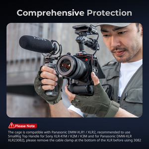 กรงอะลูมิเนียมอัลลอยสำหรับ <span class=keywords><strong>LUMIX</strong></span> <span class=keywords><strong>S1R</strong></span> II/S5 i/ S5 iix/ G9 II ออกอย่างรวดเร็วราง NATO ARCA-BOTTOM - Product Image 5