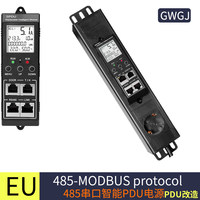 Contrôleur de convertisseur PDU non intelligent avec interface SNMP 485, surveillance Telnet, tension, courant, puissance, en cascade, 16-32A, modèle ZN12