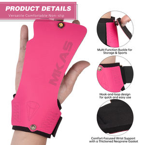 MKAS yüksek kalite toptan eğitim spor dana egzersiz Anti kavrama Palm aksesuarları kaldırma ağırlıkları için kavrama spor kavrama - Product Image 3