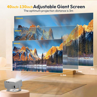 Projecteur vidéo LED cinéma projecteur de jeu projecteur de cinéma maison 720P Mini Portable vente en gros usine H10P