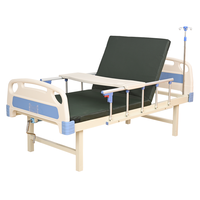 Lit d'hôpital de repos de dos d'acier inoxydable avec la planche principale démontable d'ABS de matelas pneumatique pour le prix bon marché de patient de clinique