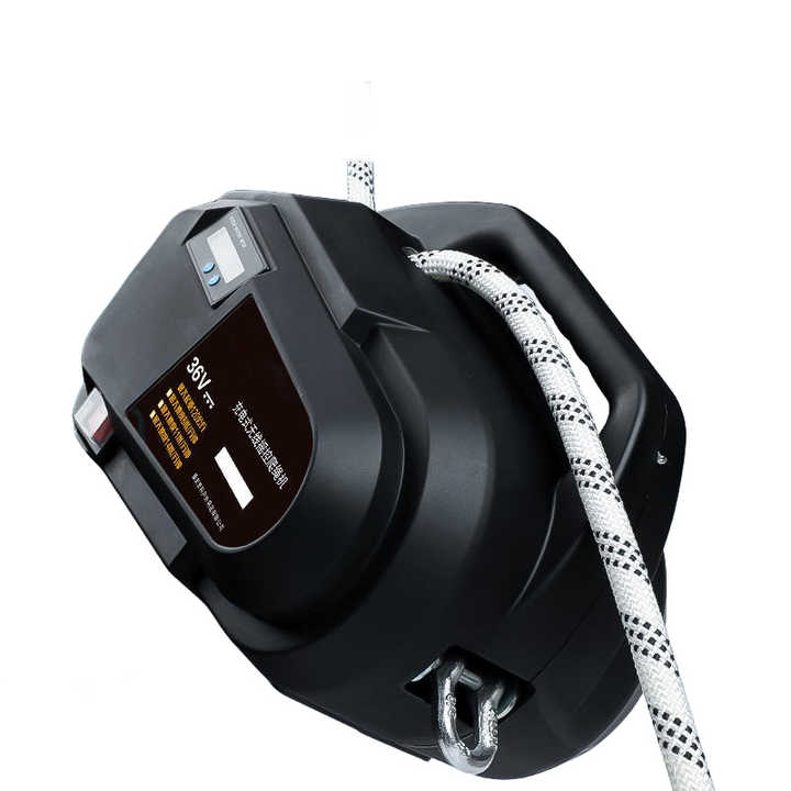 36v Lithium Battery Powered Ascender Electric Building Rope Climbing