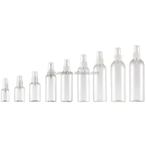 50ml 60ml 75ml 100mL Botella de spray de niebla cuadrada de plástico para botella de rociador de niebla de agua cosmética