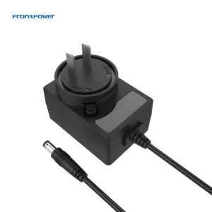 Frontpower OEM 5V 6V 8V 9V 12V 24V 0.5A 1A 1.5A 2A 2.5A 3A US EU UK AU Interchangeable Plug ACDC Adaptateur secteur pour téléphone CCTV