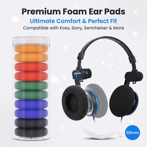 Almohadillas de repuesto KSC35, almohadillas de espuma viscoelástica, funda de cojín compatible con auriculares <span class=keywords><strong>Koss</strong></span> Porta Pro PP/KSC35/KSC75/KSC55/KSC50 - Product Image 2