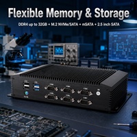 Nuevo PC Industrial Resistente, Intel Core I7-10510U, RAM DDR4, 8 USB, GPIO, LAN Dual, para Control de Cajeros Automáticos Bancarios