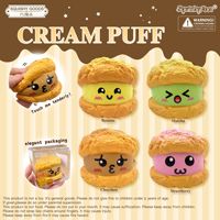 Jouet à presser en PU à rebond lent, motif crème glacée Kawaii, pour présentation en boulangerie, récompenses en classe, cadeau pour étudiants