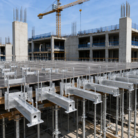 Poutre de coffrage en béton, poutre en H galvanisée à chaud avec plaques d'extrémité boulonnées, fabrication sur mesure